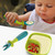 Luxsea Infant Kids Spoons & Forks For Baby Feeding, Bpa-free Baby Spoon And Fork Toddler Cutlery Set- For Infants Weaning Babies Over 6 Months Old
