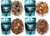 Chinese Tea Culture 4 Rooibos Tea Samplers, Decaffeinated, Juicy Orange Rooibos, Pineapple Coconut Rooibos, Love Whispers Rooibos, Cranberry Blueberry Rooibos, Loose Leaf Tea
