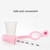 2pcs Baby Pill Dispenser Dropper Storage Cup Set Infant Feeding Pipette With Volume Graduations