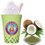 Green Coconut Boba / Bubble Tea Drink Mix Powder By Buddha Bubbles Boba 10 Ounces (283 Grams)