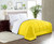 King Comforter Reversible Yellow Luxurious Collection Microfiber Fill Duvet Insert Box Stiched Quilted Fluffy Soft All Season Comforter With Pillowcases & Premium Piping