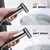 Aukfa Adjustable Water Pressure Handheld Diaper Sprayer, Brushed Nickel