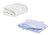 Bkb Toddler Mattress Protector And 2 Gingham Sheets, Light Blue