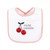 Hudson Baby Infant Girl Cotton Terry Drooler Bibs With Fiber Filling, Fruits, One Size