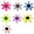Baby Bath Petals Mat,  Sun Flower Shape With Bright Color Safety Seat Cute Appearance