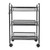 New Arrival 3 Tier Adjustable Steel Shelf Heavy Duty Wire Shelving Rack Storage + Wheel