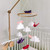 Ankishi Crib Mobile With Felt Colorful Butterfly Cloud Tree Wind Chime Baby Bed Decoration