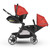 Evenflo Gold Sensorsafe Pivot Xpand Travel System Strollers, Garnet Red