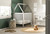 Storkcraft Orchard Canopy 5-in-1 Convertible Baby Crib White/pebble Gray