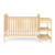 Convertible Crib And Changer Combo 3-in-1,crib And Changing Table Combo With Drawer, Converts To Toddler Bed-natural