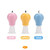 3pcs Silicone Nipple Suction Orthotic Breast Flat Nipple Squeezing Corrector Puller Retraction Pump