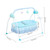 Oukaning Electric Baby Cradle Auto Swing Function Bluetooth Melodies Baby Bouncer + Usb