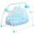 Oukaning Electric Baby Cradle Auto Swing Function Bluetooth Melodies Baby Bouncer + Usb