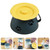 1pc Plastic Chamber Pot Home Spittoon With Lid Handle Household Spittoon