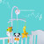 Canker Baby Crib Mobile Rattle Music Rotating Bed Bell Wind Up Musical Box Cot Decor