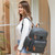 Land Baby Diaper Bag Backpack Super Large Capacity Travel Nursing Backpack Gray