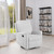 Evolur Beau Glider Recliner / Swivel Glider / Easy Assembly Recliner Chair, Morning Grey