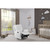 Evolur Beau Glider Recliner / Swivel Glider / Easy Assembly Recliner Chair, Morning Grey