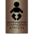 Changing Station Sign-copper / Black (3 Units)