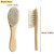 1/2/4/6/8/10/12/14/16/18/20pieces Baby Hair Brush, Natural Soft Goat Hair Brush Shower Brush Skin Cleansing Tool For Newborns And Toddlers