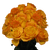 50 Stems Of Yellow Roses With Orange Tips Kerio Roses- Beautiful Fresh Cut Flowers- Express Delivery