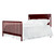 Dream On Me Cape Cod 5 In 1 Convertible Crib, Cherry