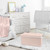 Elephant Blush Pink Arrow Storage Fabric Toy Box By Sweet Jojo Designs
