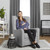 Evolur Eden Swivel Glider/ Ergonomic Design/ Easy Assembly Glider In Light Grey