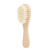 Irfora New Baby Hair Brush Comb Wooden Handle Baby Hairbrush Infant Comb Soft Wool Hair Scalp Massage