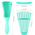 3 Pack Hair Detangler Brush For Afro America/african Hair Textured 3a To 4c Kinky Wavy/curly/coily/wet/dry/oil/thick/long Hair, Detangling Brush For Natural Hair, Exfoliating Your Scalp For Beautiful
