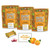 Gem Gem Ginger Candy Chewy Ginger Chews Orange, 5.0oz, Pack Of 3