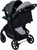 Monbebe Dash Travel System Stroller And Infant Car Seat, Pinstripe