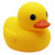 Duck Bath Toy Large Bath Duck Squeak Rubber Duck Baby Shower, 7 Inches