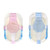 Adjustable Bath Seat Bathing Bathtub Seat Newborn Bath Net Safety Seat Support Infant Shower Baby Care, Blue