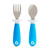 Munchkin Raise Toddler Utensil Set, Unisex, Blue, 2 Pack