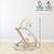 Fsxuolipi Light Gray Tory 2-in-1 Rocker &amp; Chair