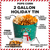 Christmas Gourmet Large Popcorn Tin -2 Gallons- 3 Flavors - Popped Fresh-free Scooper And Bags!…