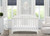 Delta Children Waverly 6-in-1 Convertible Crib, Greenguard Gold Certified, Bianca White