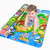 Luckinbaby Baby Kid Crawl Carpet Kingdom Fruit Letters Graphic Print Game Mat