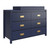 Little Seeds Monarch Hill Haven 6 Drawer Navy Changing Dresser