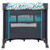 Pamo Babe Bassinet Nursery Center Play Yard Crib, Blue And Green