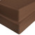 Flxxie Solid Color Microfiber Fitted Crib Sheet With 8" Pocket Unisex 2 Pack, 28" X 52", Coffee