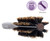 Perfehair Small Round Boar Bristle Brush For Men & Women's Thin, Short Hair & Beard