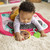 Bright Starts Rainbow Tropics Prop & Play Tummy Time Baby Activity Mat, Age Newborn+ (pink)