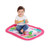 Bright Starts Rainbow Tropics Prop & Play Tummy Time Baby Activity Mat, Age Newborn+ (pink)