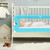 Babyjoy 48'' Breathable Safety Bed Rail Guard Toddlers Kids Baby Swing Down Bedrail Blue