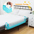 Babyjoy 48'' Breathable Safety Bed Rail Guard Toddlers Kids Baby Swing Down Bedrail Blue