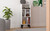 Manhattan Comfort Warren Mid-high Bookcase 2.0 With 5 Shelves In White With Black Feet
