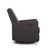 Evolur Raleigh Glider Recliner Charcoal With High Backrest Support, Durable Polyester Fabric