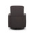 Evolur Raleigh Glider Recliner Charcoal With High Backrest Support, Durable Polyester Fabric